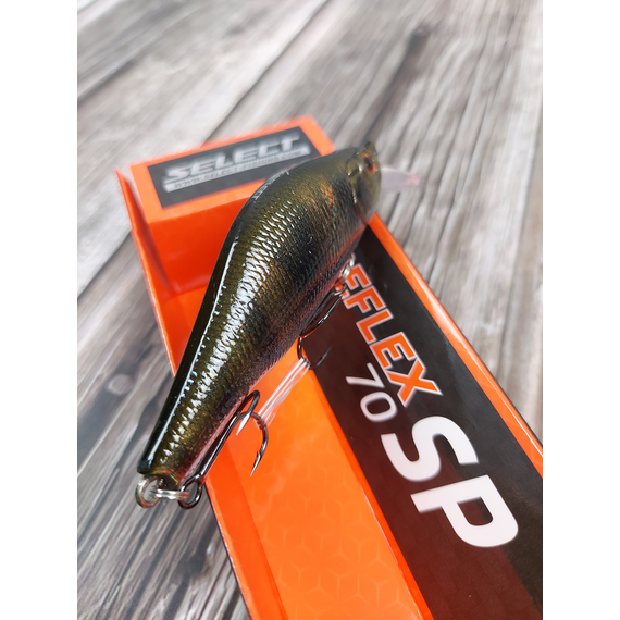 Воблер Select Reflex 70SP 70mm 9.0g S49 (0.8-1.2m), Размер/Вес: 70mm/9g, Цвет воблера: S49, фото , изображение 8