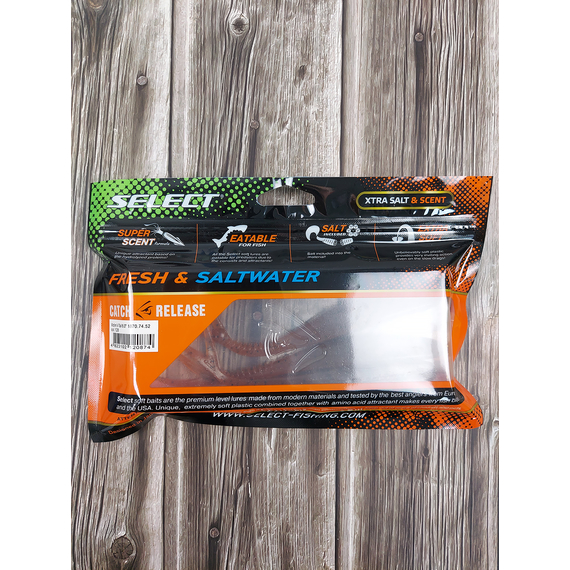 Силікон Select Victim V-Tail 6" #128 (3 шт / уп), Довжина силікону: 6.0" (15.24 см), Колір силікону: 128, фото , изображение 4