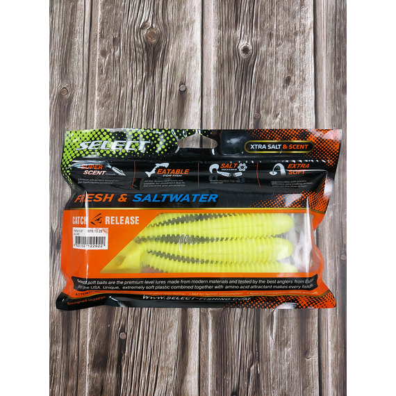 Силікон Select Fatfish 5.8" col.045 (4 шт/упак), Довжина силікону: 5.8" (14.73 см), Колір силікону: 045, фото , изображение 5