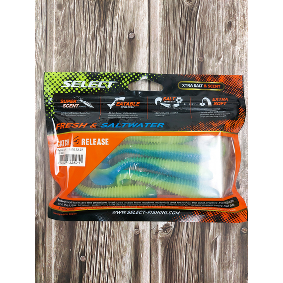 Силікон Select FatFish 3.8" #245 (5 шт / уп), Длина силикона: 3.8" (9.65 см), Расцветка силикона: 245, фото , изображение 4