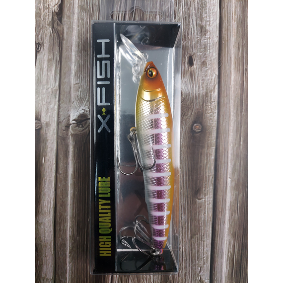 Воблер X-Fish Slim 100F 100mm 16.5g #118 (0.8-1.2m), Размер/Вес: 100mm/16.5g, Цвет воблера: 118, фото , изображение 3