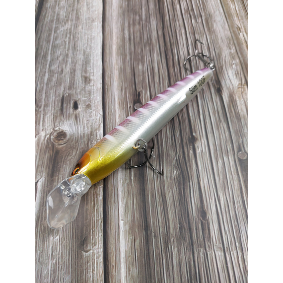 Воблер X-Fish Slim 100F 100mm 16.5g #118 (0.8-1.2m), Размер/Вес: 100mm/16.5g, Цвет воблера: 118, фото , изображение 6