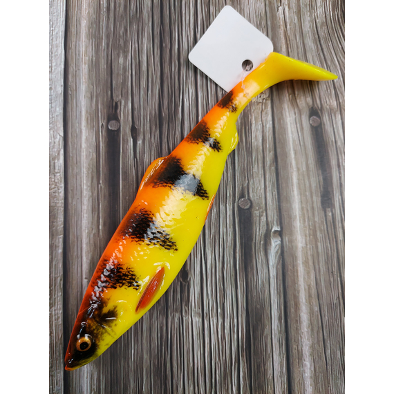 Силікон Savage Gear LB 4D Herring Shad 160mm 28.0g Golden Ambulance (поштучно), Довжина силікону: 160mm, Колір силікону: Golden Ambulance, фото , изображение 7