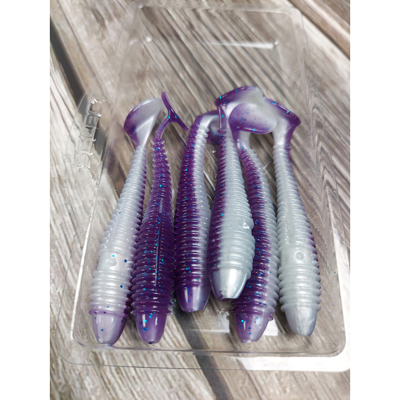 Силикон Select FatFish 2.4" #280 (6 шт/уп), Длина силикона: 2.4" (6.1 см), Расцветка силикона: 280, фото , изображение 5