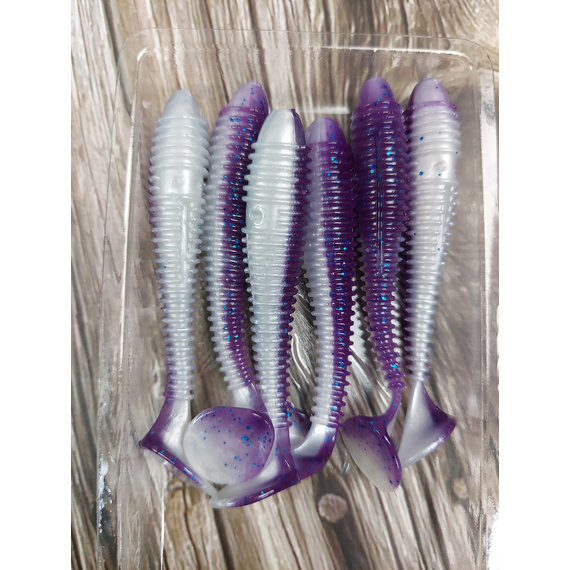 Силикон Select FatFish 2.4" #280 (6 шт/уп), Длина силикона: 2.4" (6.1 см), Расцветка силикона: 280, фото , изображение 6