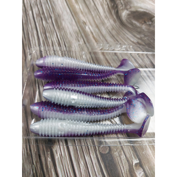 Силикон Select FatFish 2.4" #280 (6 шт/уп), Длина силикона: 2.4" (6.1 см), Расцветка силикона: 280, фото , изображение 7