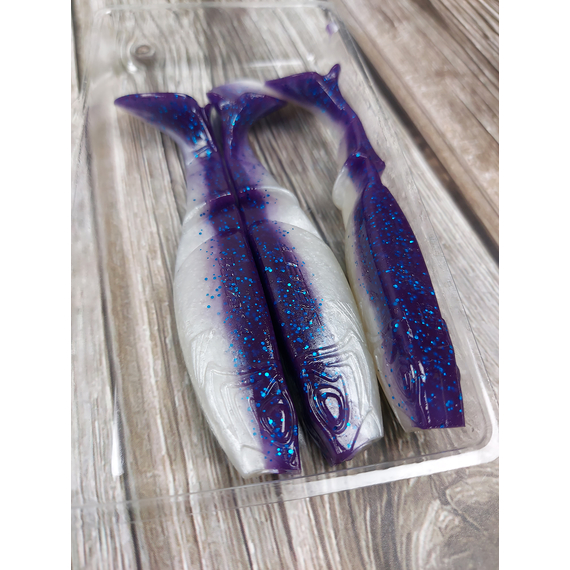 Силикон Select Boozer 4" #280 (3 шт/уп), Длина силикона: 4.0" (10.16 см), Расцветка силикона: 280, фото , изображение 5