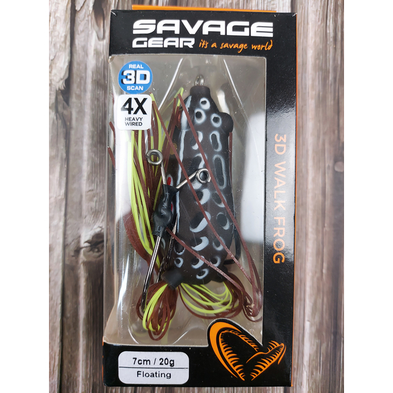Воблер Savage Gear Walk Frog F 70мм / 20 гр — воблер-жаба (коричневий), Розмір/Вага: 70мм/20г, Колір воблера: Brown Frog, фото , изображение 3