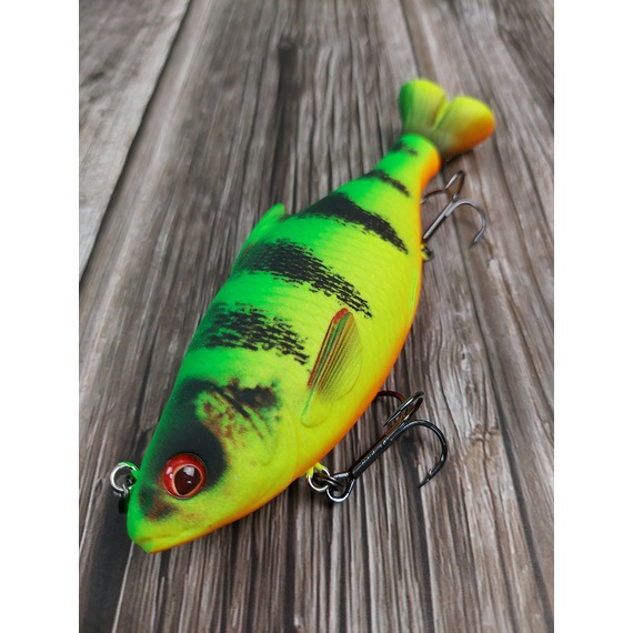 Воблер Savage Gear 3D Hard Pulsetail Roach SS 135mm 40.0g Firetiger, Размер/Вес: 135мм/40г, Цвет воблера: Firetiger, фото , изображение 5