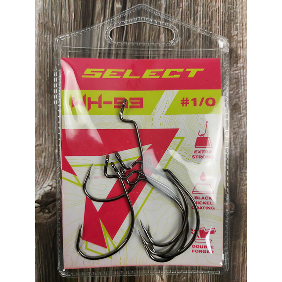Гачок Select WH-93 #1/0 (6 шт/уп), фото , изображение 2