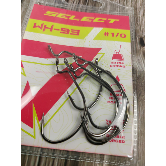 Гачок Select WH-93 #1/0 (6 шт/уп), фото , изображение 5