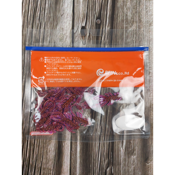 Силікон Reins Ring Shrimp 2" 583 LOX (12 шт/уп.), Довжина силікону: 2.0" (5,08 см), Колір силікону: 583 LOX, фото , изображение 5