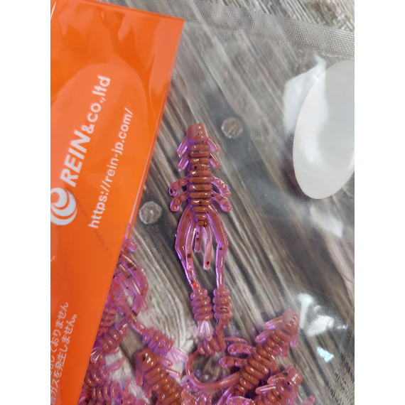 Силікон Reins Ring Shrimp 2" 583 LOX (12 шт/уп.), Довжина силікону: 2.0" (5,08 см), Колір силікону: 583 LOX, фото , изображение 6
