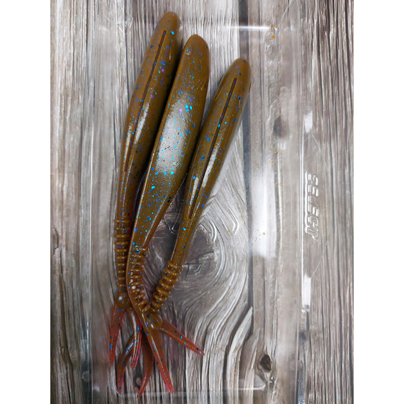 Силікон Select Victim V-Tail 6" #900 (3 шт / уп), Довжина силікону: 6.0" (15.24 см), Колір силікону: 900, фото , изображение 6