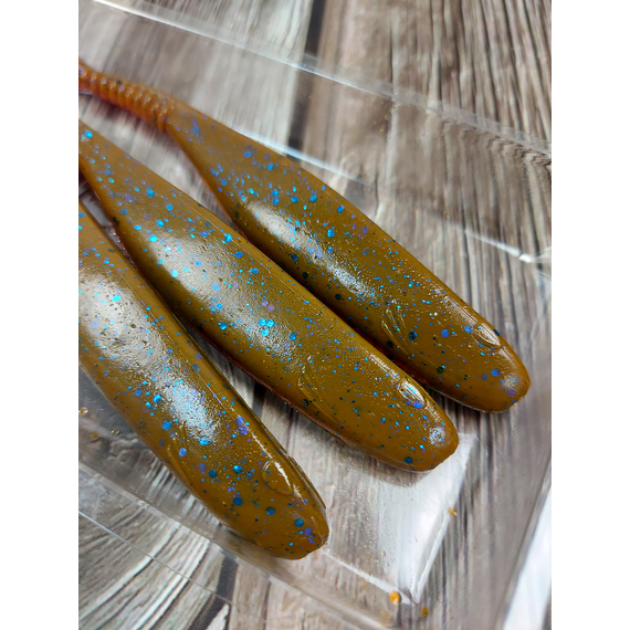 Силікон Select Victim V-Tail 6" #900 (3 шт / уп), Довжина силікону: 6.0" (15.24 см), Колір силікону: 900, фото , изображение 8