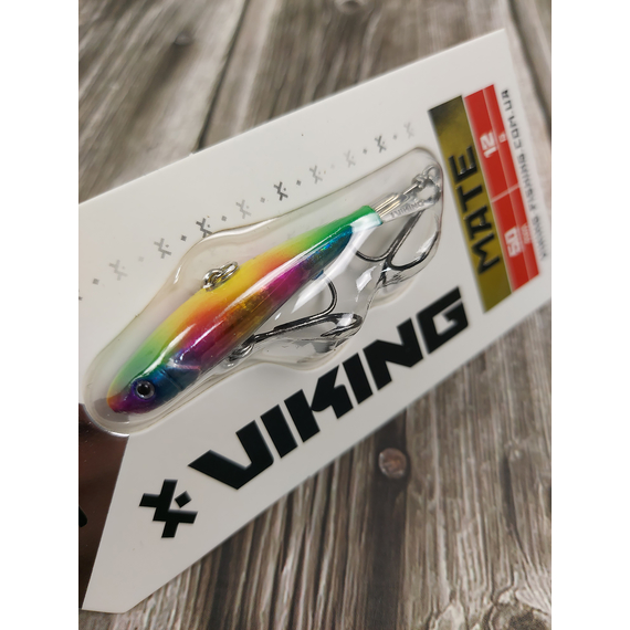 Балансир Viking Fishing Mate Ice Jig 50mm 12g #16 European Values, Розмір/Вага: 50мм/12г, Колір балансиру: #16 European Values, фото , изображение 6