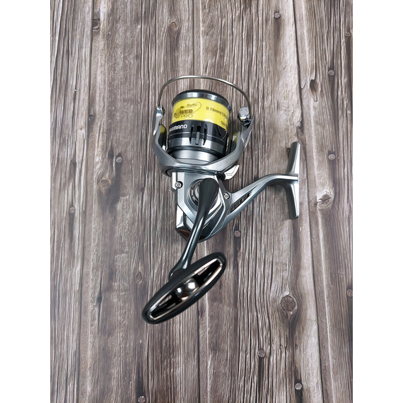 Котушка Shimano Nasci FC C3000 + плетений шнур PowerPro 0.19мм (комплект), фото , изображение 12