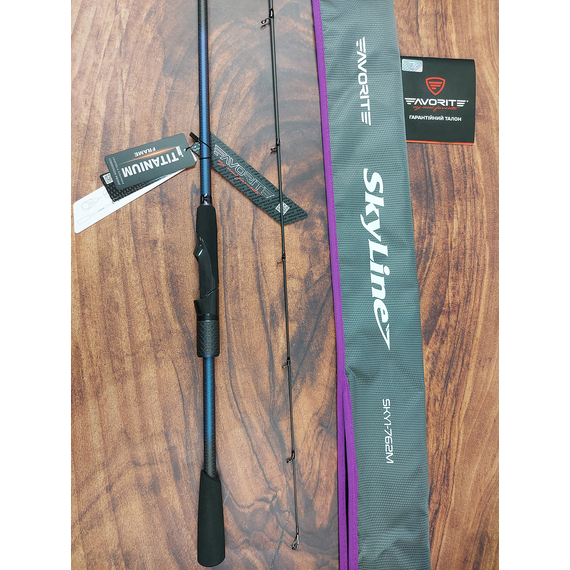 Спінінг Favorite Skyline SKY1-762M 2.29m 8-24g Ex.Fast, Модель: 2.29m 8-24g, фото , изображение 17