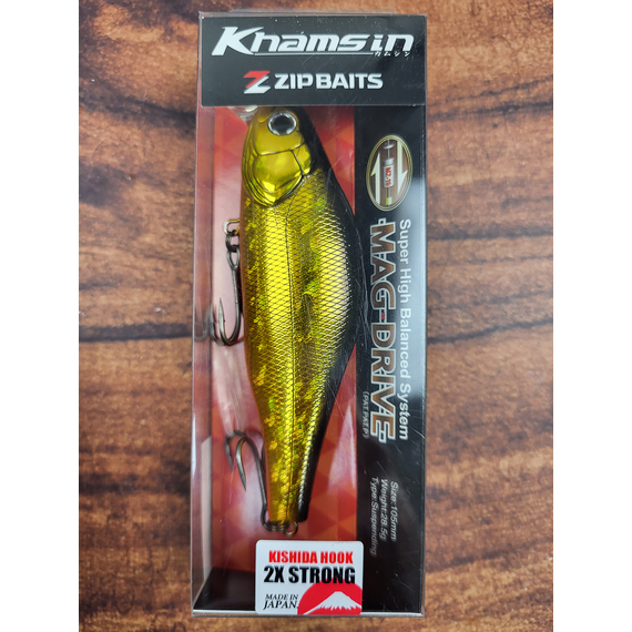 Воблер ZipBaits Khamsin 105-SP-SR, 105mm 28.5g #050 (1.2-1.8m), Розмір/Вага: 105mm/28.5g, Колір воблера: #050, фото , изображение 2