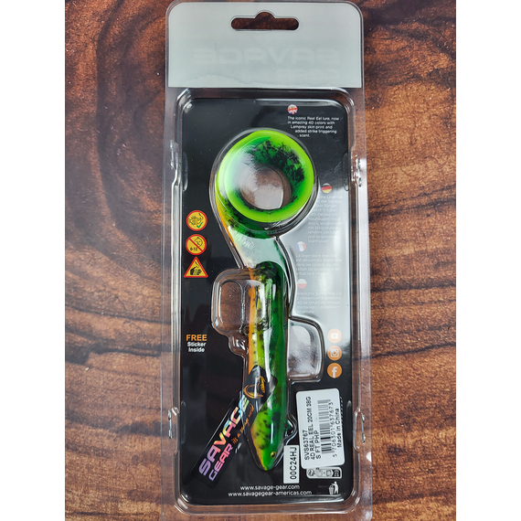 Силікон Savage Gear 4D Real Eel 200mm 38.0g Firetiger (поштучно), Довжина силікону: 200mm, Колір силікону: Firetiger, фото , изображение 3