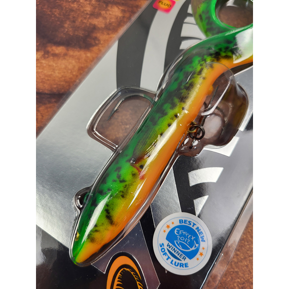 Силікон Savage Gear 4D Real Eel 200mm 38.0g Firetiger (поштучно), Довжина силікону: 200mm, Колір силікону: Firetiger, фото , изображение 6