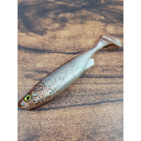 Силікон Savage Gear Fat Minnow T-Tail 130mm 20.0g Holo Baitfish (Поштучно), Довжина силікону: 130mm, Колір силікону: Holo Baitfish, фото , изображение 3