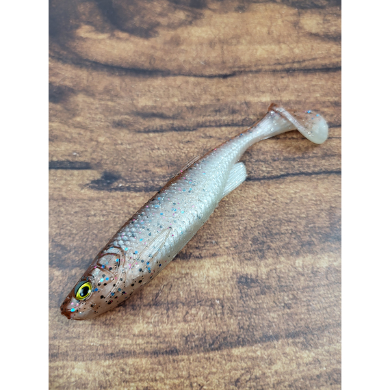 Силікон Savage Gear Fat Minnow T-Tail 130mm 20.0g Holo Baitfish (Поштучно), Довжина силікону: 130mm, Колір силікону: Holo Baitfish, фото , изображение 6