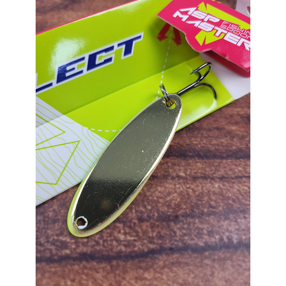 Блешня-кастмастер Select AspMaster 14.0g 51mm, колір: MTGG, Розмір/Вага: 14g/51mm, Колір блешні: MTGG, фото , изображение 6