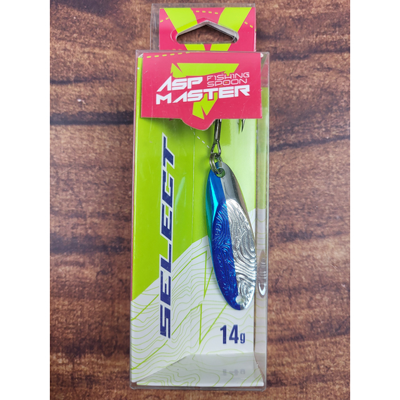 Блешня-кастмастер Select AspMaster 14.0g 51mm, колір: GSMB, Розмір/Вага: 14g/51mm, Колір блешні: GSMB, фото , изображение 3