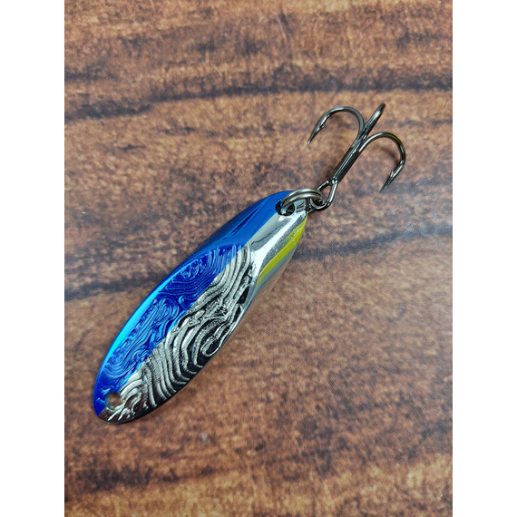 Блешня-кастмастер Select AspMaster 14.0g 51mm, колір: GSMB, Розмір/Вага: 14g/51mm, Колір блешні: GSMB, фото , изображение 5