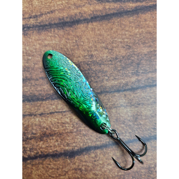 Блешня-кастмастер Select AspMaster 14.0g 51mm, колір: UVSG, Розмір/Вага: 14g/51mm, Колір блешні: UVSG, фото , изображение 5