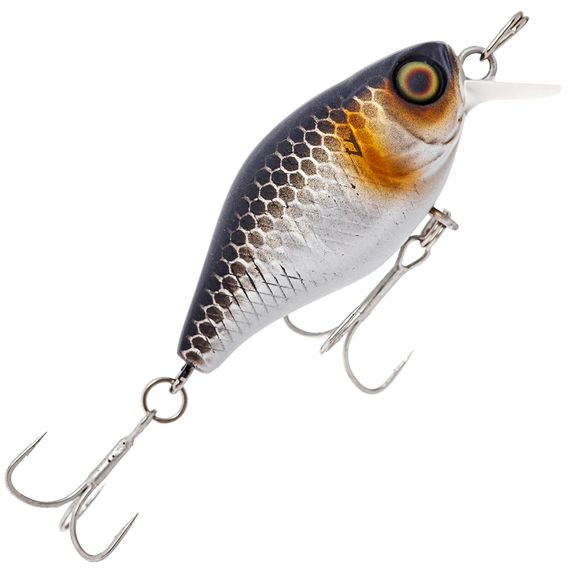 Воблер Jackall Chubby 38мм 4г UV Mat Silver&Black, Размер/Вес: 38мм/4г, Цвет воблера: UV Mat Silver&Black, фото 