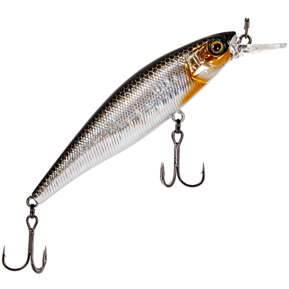 Воблер Jackall Squad Minnow 95SP 95mm 14.0g HL Silver & Black, Размер/Вес: 95мм/14г, Цвет воблера: Silver Black, фото 