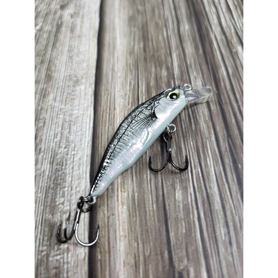 Воблер Savage Gear 3D Sticklebait Twitch S 45mm 4.0g Black Silver, Розмір/Вага: 45мм/4г, Колір воблера: Black Silver, фото , изображение 7