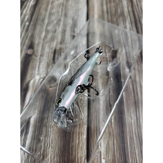 Воблер Savage Gear 3D Sticklebait Twitch S 45mm 4.0g Black Silver, Розмір/Вага: 45мм/4г, Колір воблера: Black Silver, фото , изображение 8