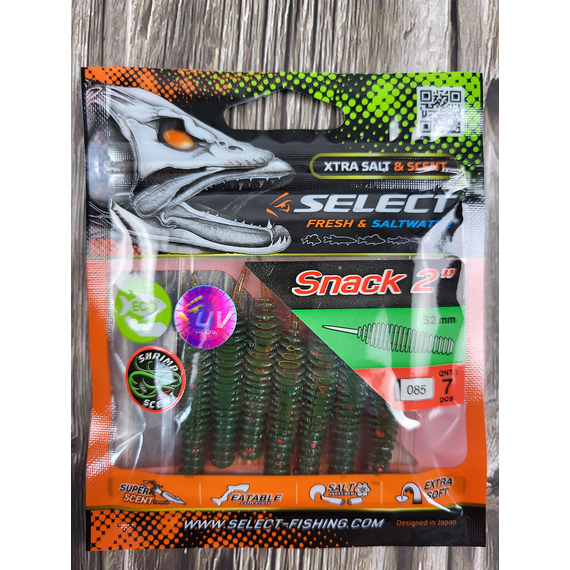 Силікон Select Snack 2.0" col.085 (7 шт/пак), Довжина силікону: 2" (5.2 см), Колір силікону: 085, фото , изображение 3