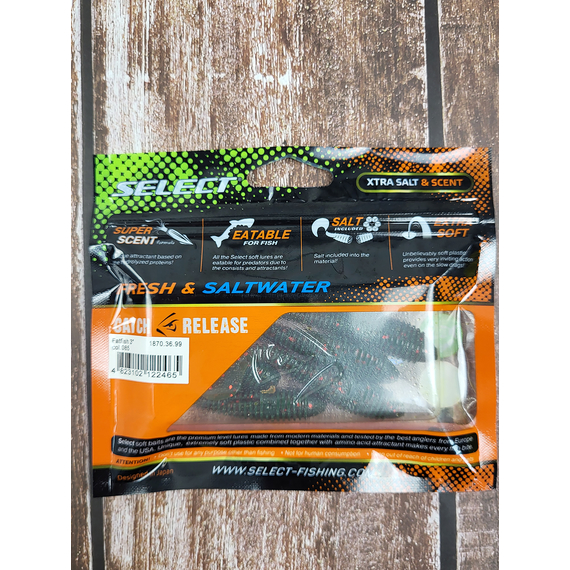 Силикон Select Fatfish 3" col.085 (6 шт/упак), Длина силикона: 3" (7.62 см), Расцветка силикона: 085, фото , изображение 4