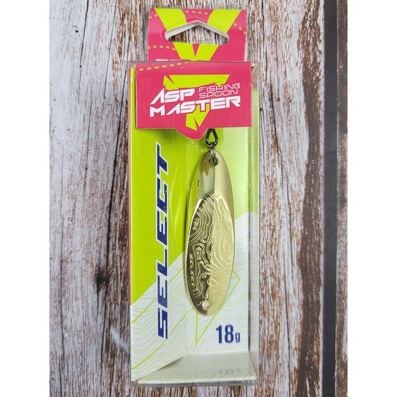 Блешня-кастмастер Select AspMaster 18.0g 55mm, колір: GGMG, Розмір/Вага: 18g/55mm, Колір блешні: GGMG, фото , изображение 3