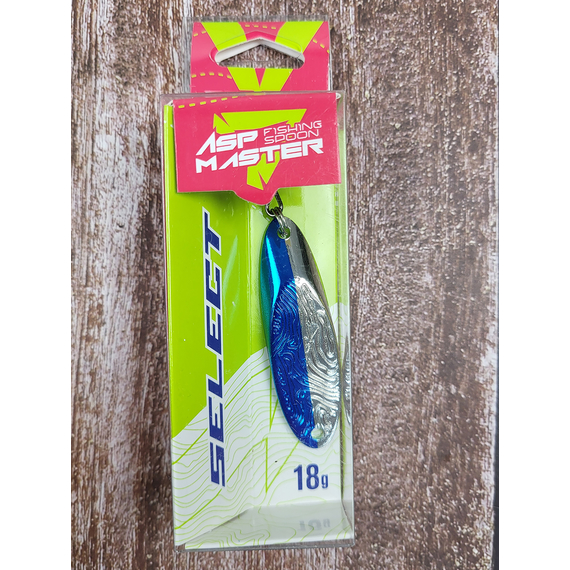 Блешня-кастмастер Select AspMaster 18.0g 55mm, колір: GSMB, Розмір/Вага: 18g/55mm, Колір блешні: GSMB, фото , изображение 3