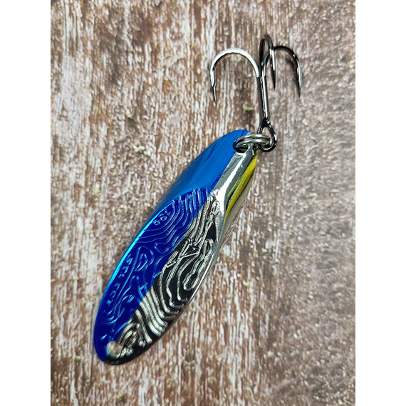 Блешня-кастмастер Select AspMaster 18.0g 55mm, колір: GSMB, Розмір/Вага: 18g/55mm, Колір блешні: GSMB, фото , изображение 5