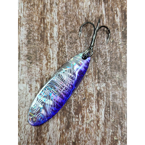 Блешня-кастмастер Select AspMaster 18.0g 55mm, колір: UVSV, Розмір/Вага: 18g/55mm, Колір блешні: UVSV, фото , изображение 5