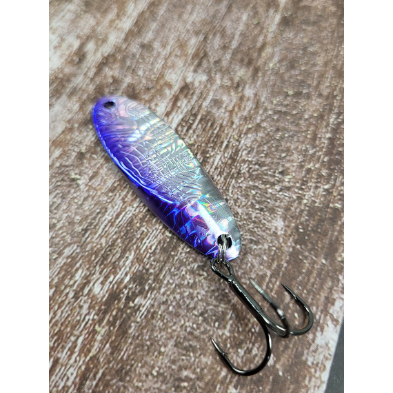 Блешня-кастмастер Select AspMaster 18.0g 55mm, колір: UVSV, Розмір/Вага: 18g/55mm, Колір блешні: UVSV, фото , изображение 7