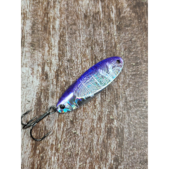 Блешня-кастмастер Select AspMaster 18.0g 55mm, колір: UVSV, Розмір/Вага: 18g/55mm, Колір блешні: UVSV, фото , изображение 8