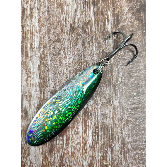 Блешня-кастмастер Select AspMaster 18.0g 55mm, колір: UVSG, Розмір/Вага: 18g/55mm, Колір блешні: UVSG, фото , изображение 5