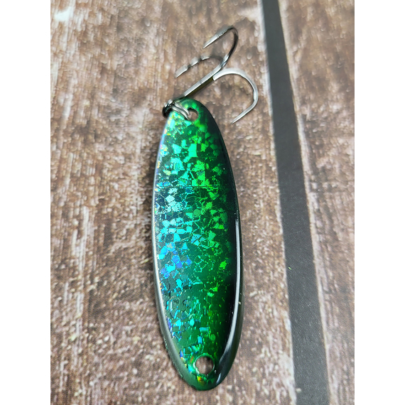 Блешня-кастмастер Select AspMaster 18.0g 55mm, колір: UVSG, Розмір/Вага: 18g/55mm, Колір блешні: UVSG, фото , изображение 7