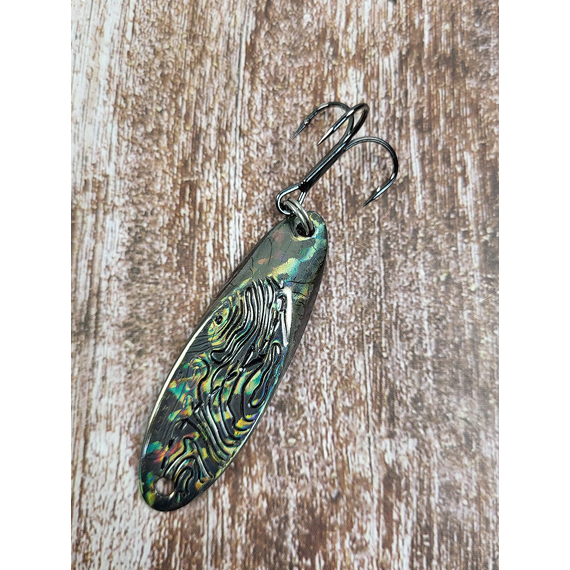 Блешня-кастмастер Select AspMaster 18.0g 55mm, колір: UVBN, Розмір/Вага: 18g/55mm, Колір блешні: UVBN, фото , изображение 5