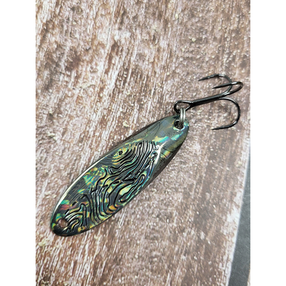 Блешня-кастмастер Select AspMaster 18.0g 55mm, колір: UVBN, Розмір/Вага: 18g/55mm, Колір блешні: UVBN, фото , изображение 8