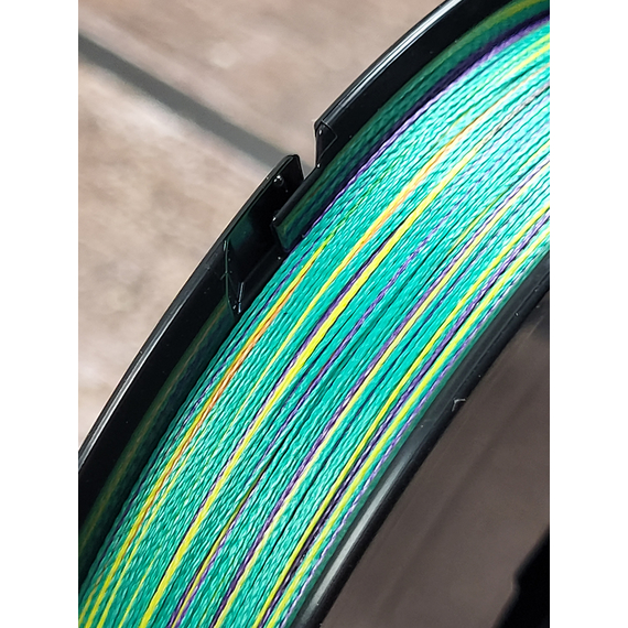 Шнур Shimano Kairiki 4 PE 150m (Multi Color) 0.19mm 11.6kg, Діаметр: 0.19mm, Колір: мультиколор, фото , изображение 7