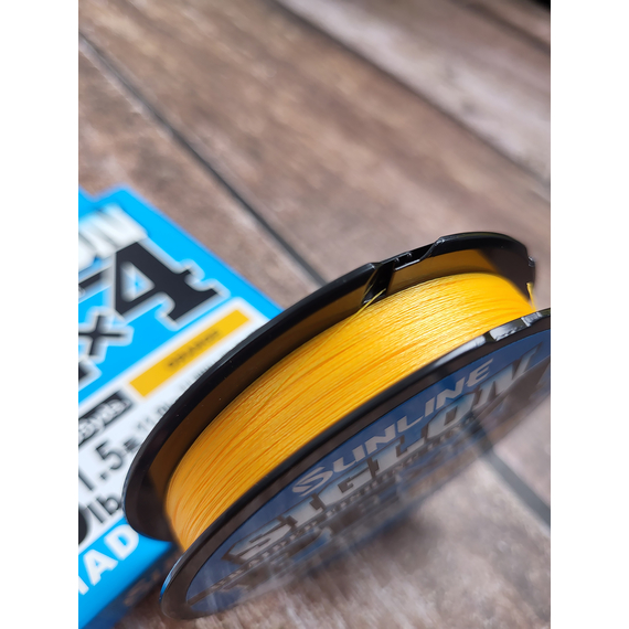 Шнур Sunline Siglon PE х4 150m (помаранч.) #1.5/0.209mm 25lb/11.0kg, Діаметр: #1.5/0.209mm, Розмотування: 150m, Колір: оранжевый, фото , изображение 6