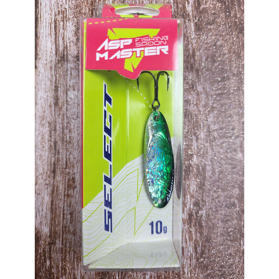 Блешня-кастмастер Select AspMaster 18.0g 55mm, колір: MTGG, Розмір/Вага: 18g/55mm, Колір блешні: MTGG, фото , изображение 3